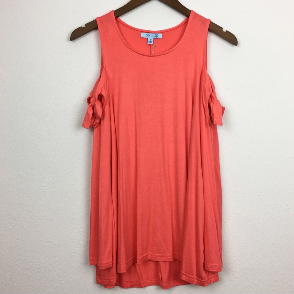 She & Sky | Long Sleeve Cold Shoulder